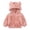 Pink, variant on Honeeladyy Toddler Fleece Hoodie Jacket Coat, Winter Warm Solid Color Jacket Zip Up Coat Cute Bear Ear Thick Outwear with Pocket #A-Birthday Gifts
