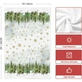 thumbnail image 6 of SM-XLHN Xmas Trees Snowflakes Winter Kitchen Towels Dish Towels, 18x26 Inch Seasonal Christmas Decoration Hand Towels Set of 2, 6 of 6
