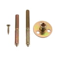 thumbnail image 4 of Tuerca De Placa De Hierro M8 Tuercas En Forma De T Tuerca De Brida De Bloqueo De Acero De Base Plana Redonda De Tres Orificios Tornillo De Tuercas De Muebles Exquisitos Para Carpintería De Fábrica En sonducket TO001541-00, 4 of 7