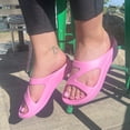 thumbnail image 5 of TELIC Adult Unisex Z-Strap Slide Sandals, Color: Pink Pearl, Size: XS (702-16-XS), 5 of 7