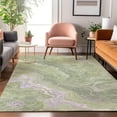 thumbnail image 7 of Addison Rugs Mayfield Premium Machine Washable Transitional Abstract Aloe Rectangle Rug, 3' x 5', 7 of 7