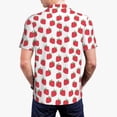 thumbnail image 6 of Salouo Cartoon Strawberry for Men's Short Sleeve Polo Shirts,Polo Shirts for Men Performance Short Sleeve Golf Shirt Athletic Casual Collared T-Shirt-Medium, 6 of 8