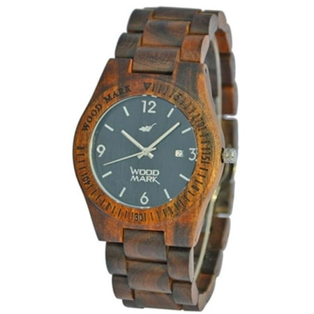 Wood Mark ZS-W086A Mens Sequoia Black Sandalwood Watch