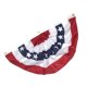 thumbnail image 3 of EeaseMX Bandera semicircular de Estados Unidos, pancarta creativa, bandera colgante de poliéster, hermosa bandera de abanico, suministros para fiestas, 3 of 7