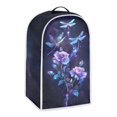 thumbnail image 2 of HELLHERO Top Handle Kitchen Blender Dust Covers with Colorful Dragonfly Rose Design & Multifunctional 15.94"H x 9.45"L x 7.28"W, 2 of 6