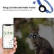 thumbnail image 4 of BEMS-1 pieza de collar reflectante Airtag azul, collar de huella Airtag, 4 of 5