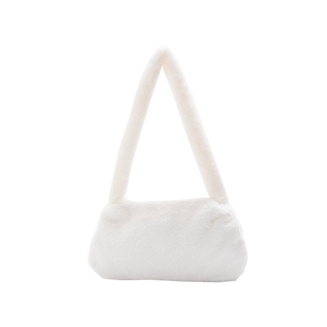Para Las Axilas Con Patrón Felpa Bolso Mini Hombro Mujer Bolsos Diarios