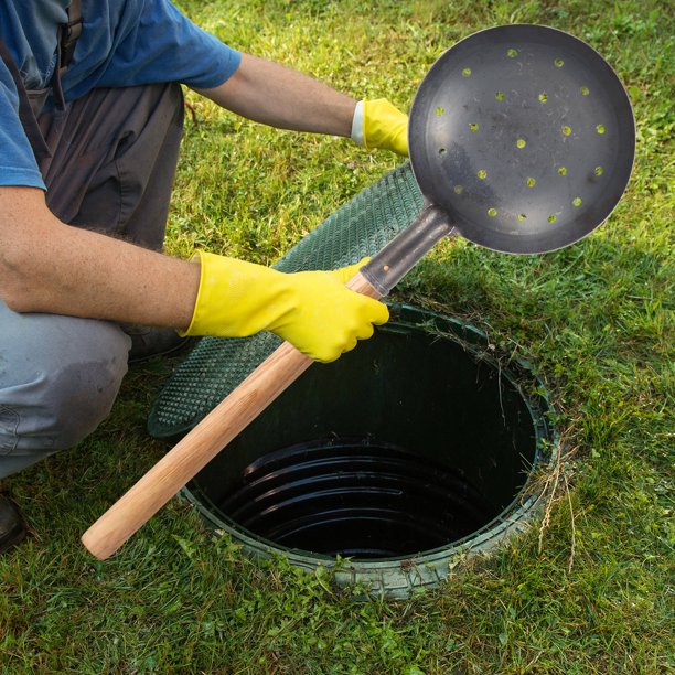 Hytrove Herramienta Metálica Para Limpiar Drenajes Y Remover Lodo En Y Estanques