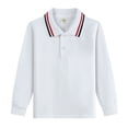 thumbnail image 4 of Grblisyd 3 Pack Polo Shirt for Girls Uniform Polo Shirts Athletic Quick Dry Long Sleeve Back to School Tops, 4 of 4