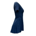 thumbnail image 2 of TOMMIE COPPER Women's A-Line Compression Shoulder Shirt, Navy, X-Large, 2 of 3