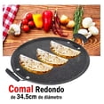 thumbnail image 4 of Comal Para Inducción Redondo Negro 34.5cm Swiss Silver, 4 of 8