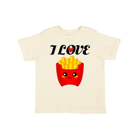 

Inktastic Fry Lover I Love French Fries Boys or Girls Toddler T-Shirt