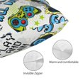 thumbnail image 3 of Honeii Game All Day Print Pillow Cases,Plush Throw Pillow Covers,Decorative Pillowcase for Sofa, Couch, Living Room-16"x24", 3 of 6