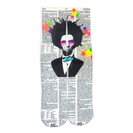 Art N Wordz Ray Ban Abraham Lincoln Splash Cool-Colorful Dictionary Print Pop Art Unisex Socks