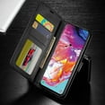 thumbnail image 4 of Samsung Galaxy A71 5G Case, Included [Tempered Glass Screen Protector], Starshop Premium Leather Wallet Pocket Credit Card Slots-Black, 4 of 9
