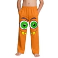 thumbnail image 2 of ATOGUTA Boy Lounge Sweat Pants Funny Graphic Sweatpants Athletic Sports Pants for Kids Size 4T-14, Orange, 2 of 5