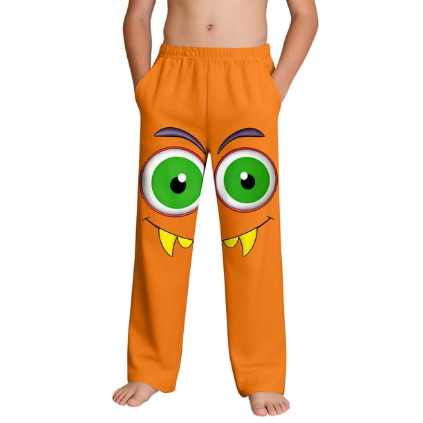 Niños Pantalones Niñas Imprimida Playa Casual con Bolsillos para Vacaciones Deportes Al Aire Libre Niñas Pantalones