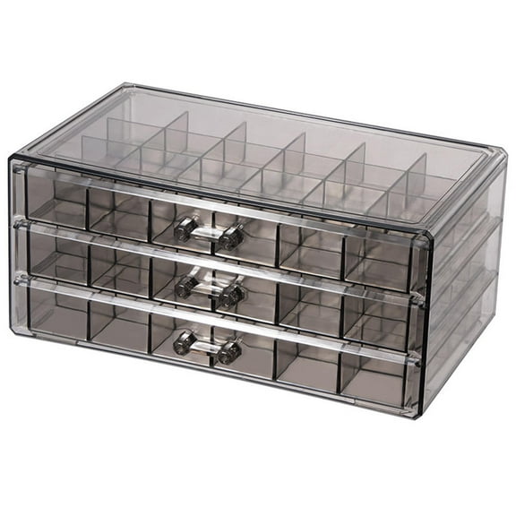 LULULION Jewelry Display Case Rectangular Earring Storage for Women 1Pcs