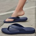 thumbnail image 4 of 2DXuixsh Men's Summer Flip Flops Outdoor Sandals Lightweight Soft Soles Arch Support Beach Slides Lace Up Adjustable EVA Non Slip, 4 of 6