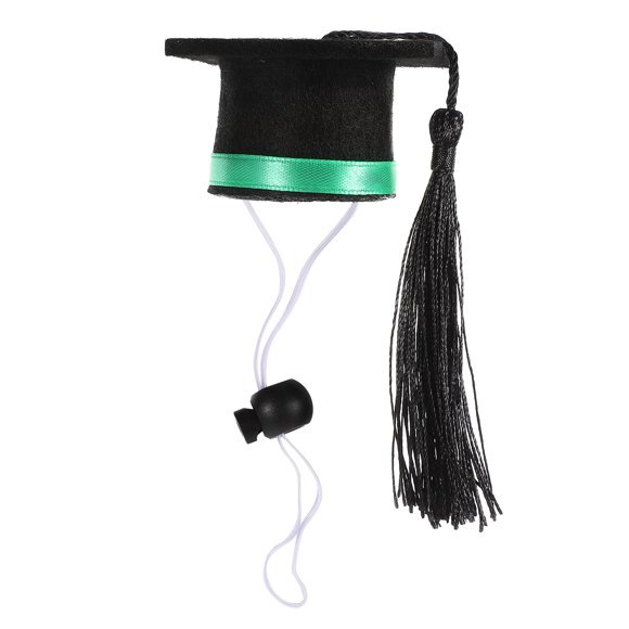 KAKOWELY Sombrero pequeño para mascota, sombrero para hámster, birrete de graduación para hámster, mini sombrero de graduación, disfraz de hámster