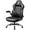 Dark Black, variant on GTPLAYER Video Gaming Chair, Ergonomic Computer Gaming Chair with Flip-Up Armrests and Adjustable Height, Comfortable Desk Chairs with Built-in Lumbar Support, Recliner with 360°Swivel (Oil Red)