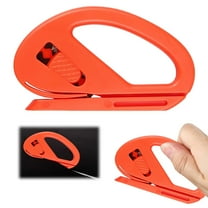 Wrapping Paper Cutter Slider, Gift Wrap Cutter, Wrapping Paper Scissors, Cutter Slider Tool for Thanksgiving Birthday Crafting Wrapping Paper(1Pcs, Orange)