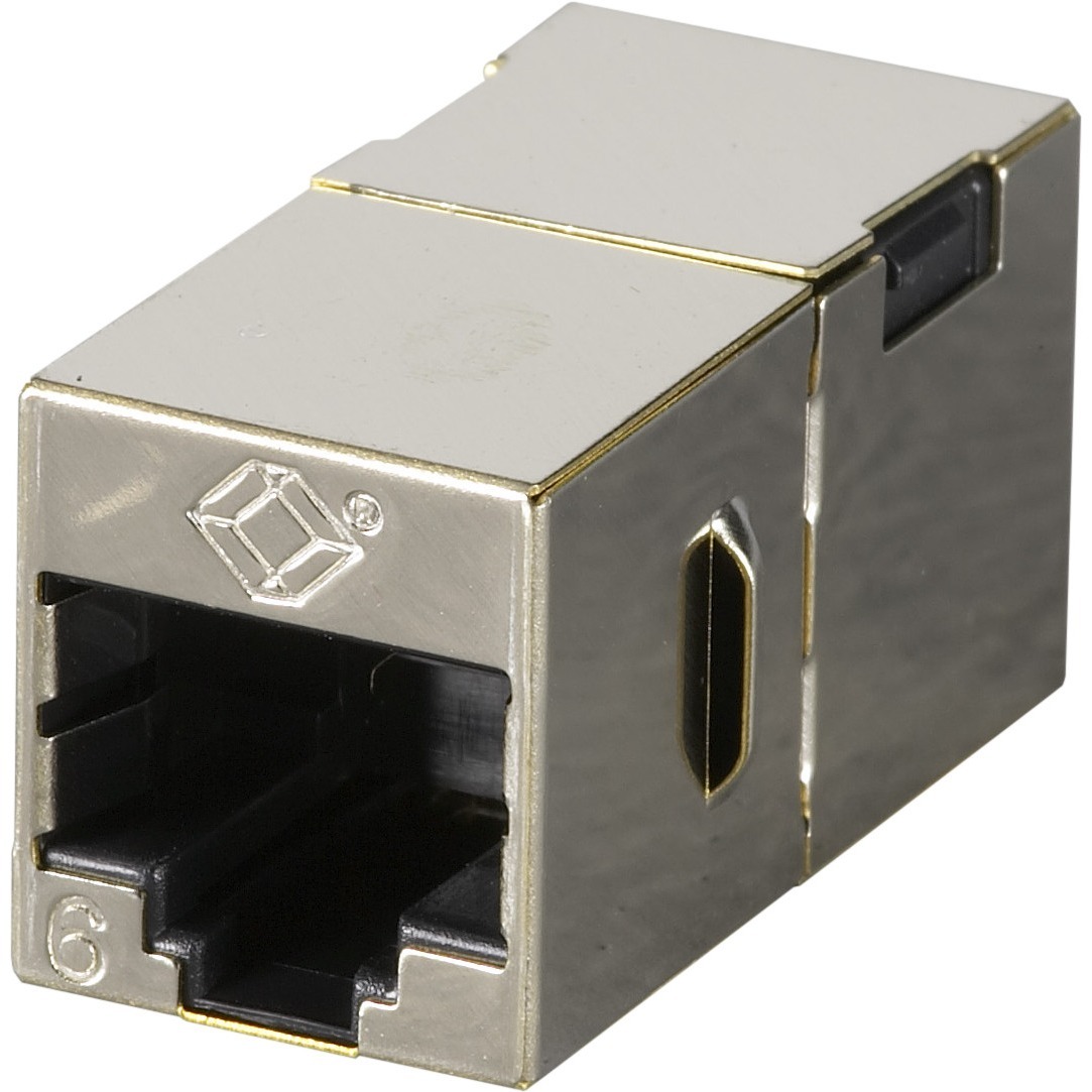 Black Box Cat.6 Shielded StraightPin Coupler Metal FM608