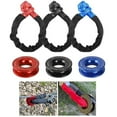 thumbnail image 2 of 55000Lbs Winch Rope Synthetic Soft Shackle+Recovery Ring Set Rugged Shackles, 2 of 5