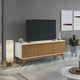 thumbnail image 1 of Mueble TV 55" Kappesberg 136cm con 3 Puertas Blanco/Canela, 1 of 10