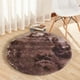thumbnail image 3 of Fiudx Alfombra Redonda Teñida, Suave Lana Sintética, Diseño Cómodo y Acogedor, Ideal para Sala de Estar o Dormitorio, Fácil de Limpiar, Multiusos, Tamaño 60 Cm., 3 of 4