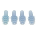 thumbnail image 1 of 2 Pairs Reusable Silicone Ear for Airplane Travel Sleep Silence Blue, 1 of 10