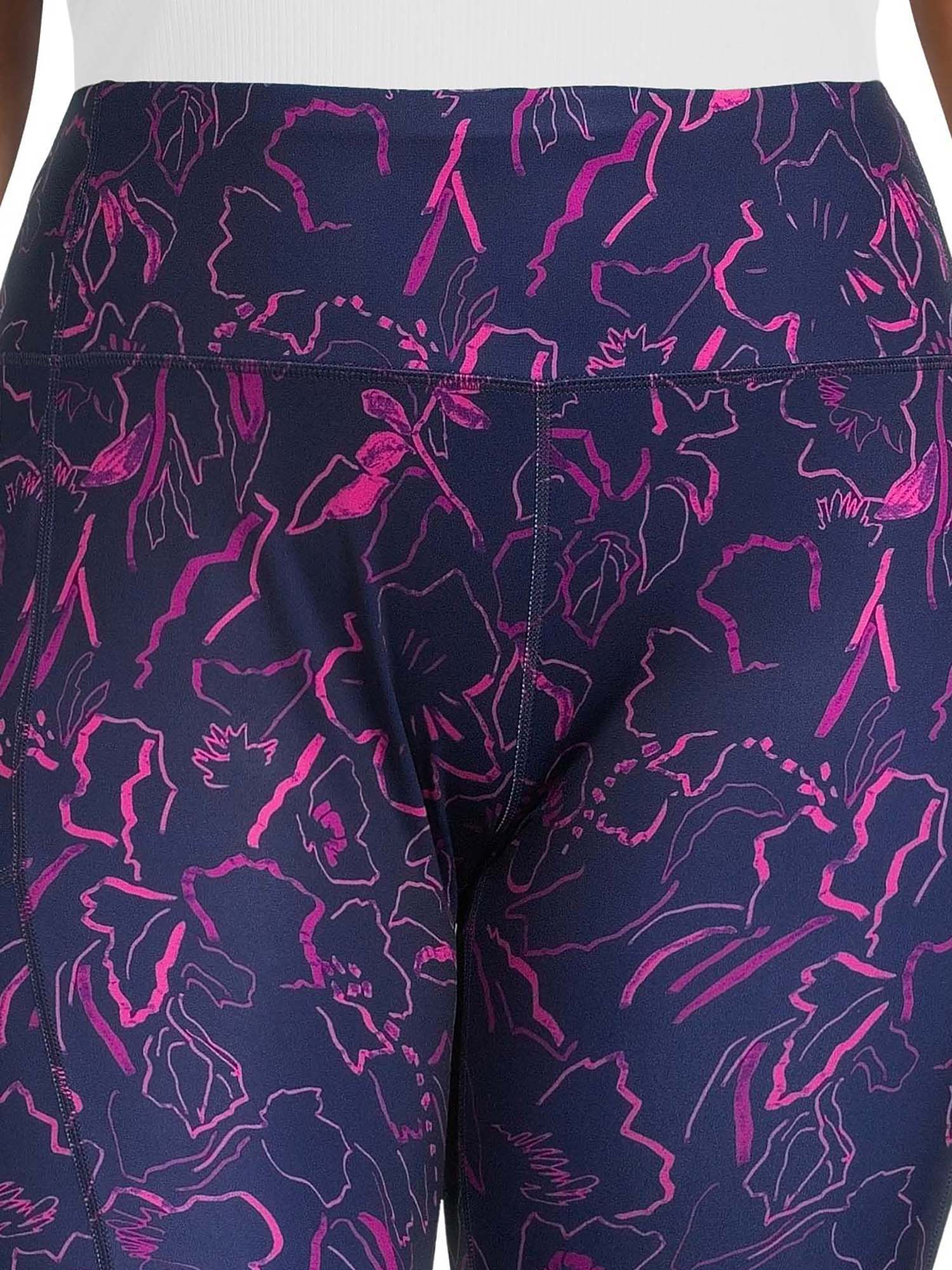 Avia Women's Plus Size Printed Active Leggings, 28"