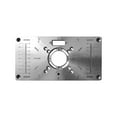 thumbnail image 4 of Multifunctional Router Table Insert Plate Woodworking Benches Aluminium Wood Router Trimmer Models Engraving Machine with 4 Rings Tools, 4 of 4