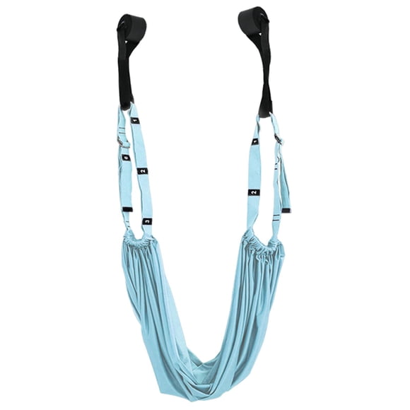 Columpio de yoga aéreo shamjiam Hamaca de yoga Ejercicio Fitness Gimnasio Azul Entrenador de estiramiento de yoga