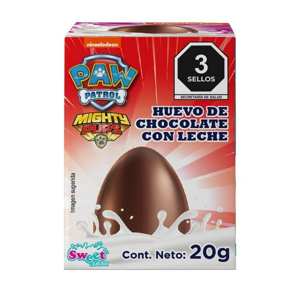Huevo de chocolate Sweet by grezon Paw patrol 20 g