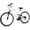 White, variant on Hykolity 27.5 inch Mountain Bike MTB Outdoor Bicycle Cycling 18 Speed Trail Sport Off-Road Bikes Full Suspension for Adult Men Unisex White