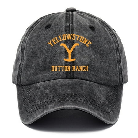 

Yellowstone Dutton Ranch Hat Crossed Ponytail Baseball Cap Old Outdoor Sunscreen Hat
