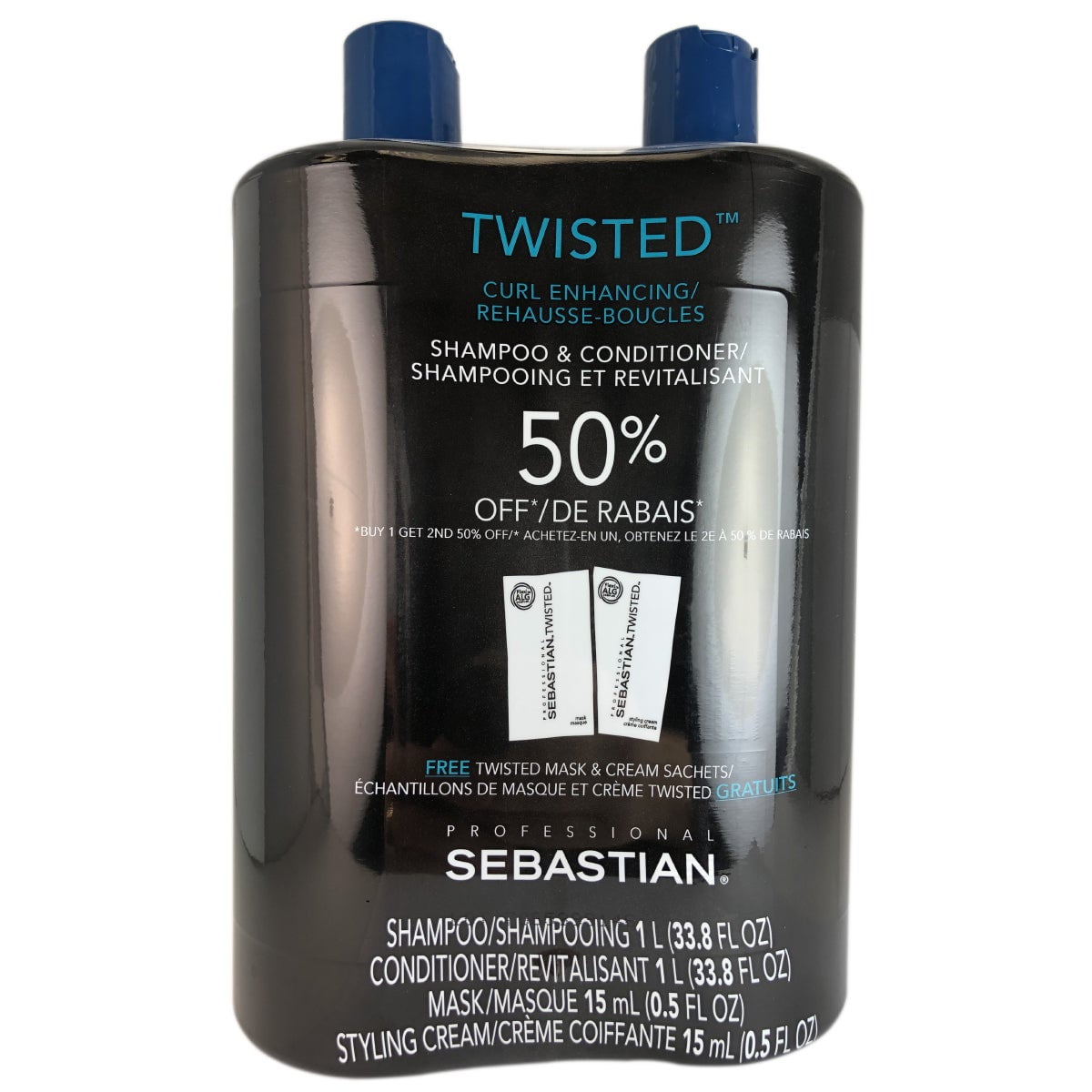 Professional Twisted Shampoo and Conditioner Liter Duo for Curls 33.8 oz Walmart.com