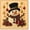 Golden 30CM, variant on DIY Christmas Pearl Diamond Painting Art Kit with Frame, Premium Acrylic Canvas with Dimensional 3D Pearl Beads, Christmas Wall Decor Craft Kit for Adults, Beginners and DIY Lovers (Golden a, A)