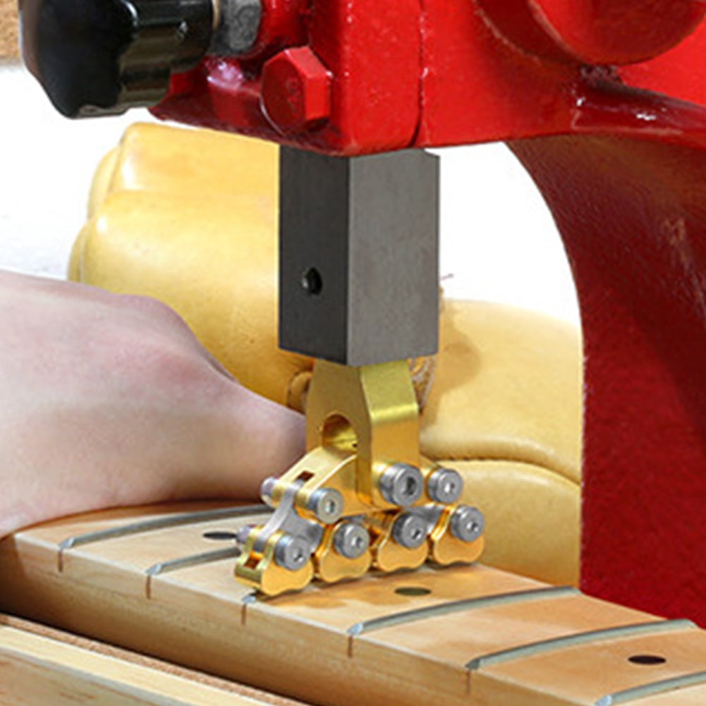 HUISZJ Guitar Fractal Fret Press Tool, Fingerboard Curvatures Pressing Tool, Classical Instrument Repair Tools