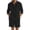#02 Black 【Mix & Match: Stock Up on Your Favorite Colors】, variant on Men's Linen Shirt Shorts Matching Set, Long Sleeve Button Down Shirt With Elastic Waist Linen Shorts, Soft Breathable Co-ord Outfit for Daily Travel Casual | TruHer,Army Green L