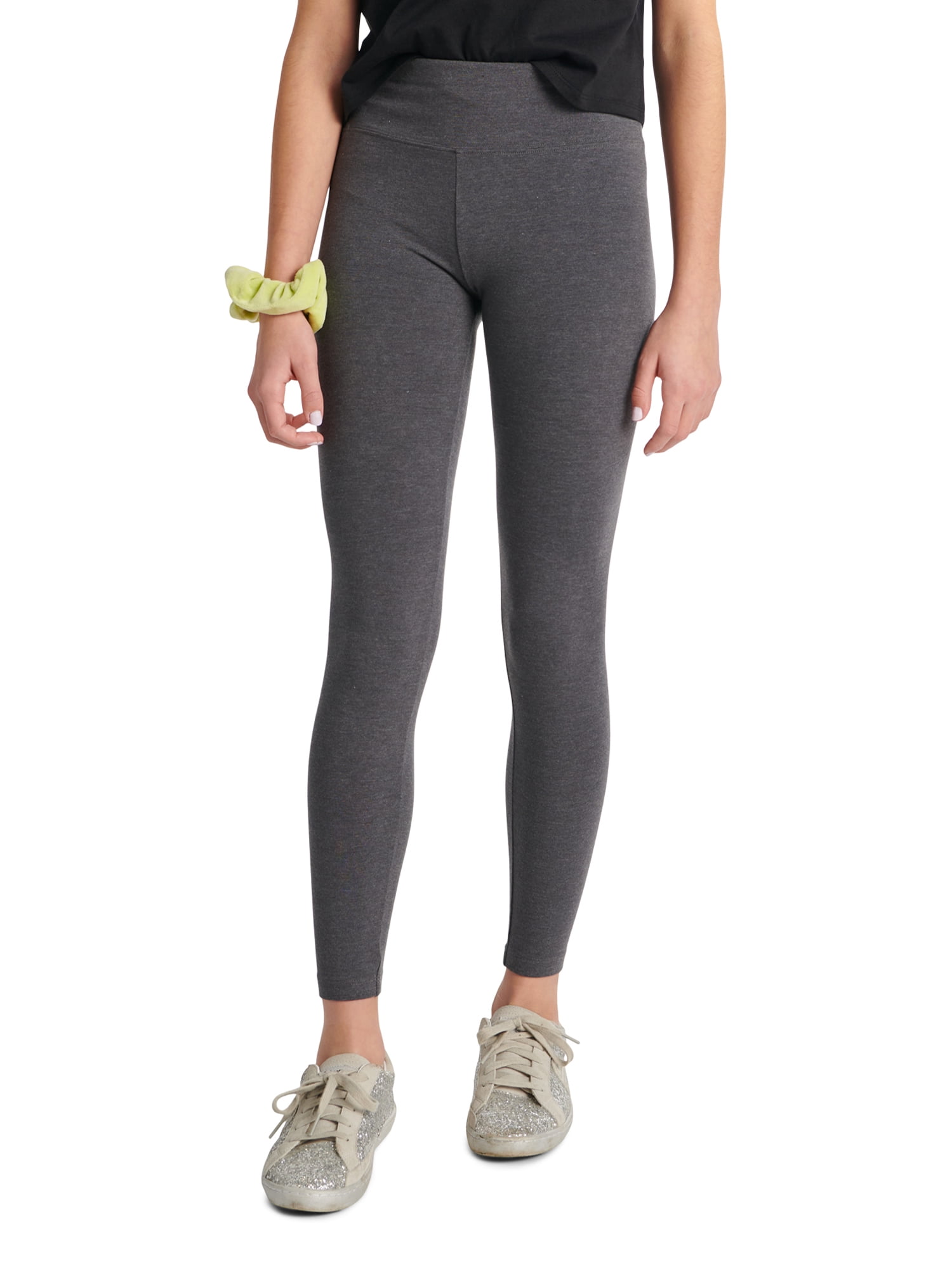 Justice Girl's Everyday Faves Solid Full Length Legging, Sizes XS-XLP