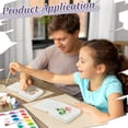 thumbnail image 5 of 60 Sheets Watercolor Sketchbook 4.7x4.7 Inch Portable Tearable Mini Painting Notebook Artist Painting Drawing Paper Book White, 5 of 5