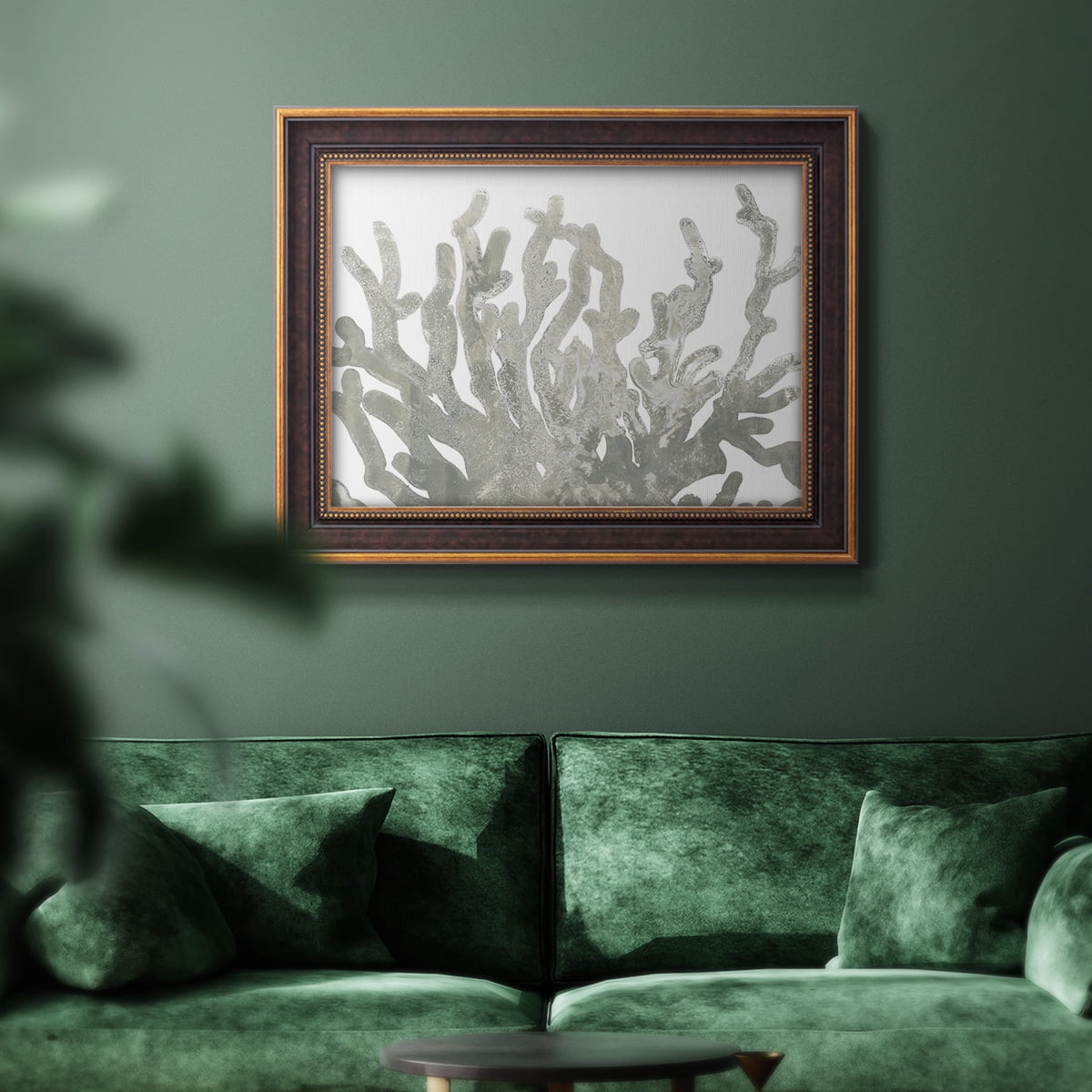 Stone Macro Coral III Premium Framed Canvas- Ready to Hang