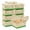 Clear, variant on Sustain 49 oz Rectangle Bamboo Paper #2 Bio Box Take Out Container - with PLA Lining, Compostable - 8 1/2" x 6 1/4" x 2" - 200 count box