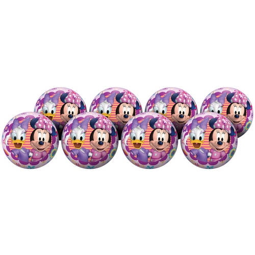 Minnie Mouse Playball Party Packs 8 Count Inflatable Balls Walmart