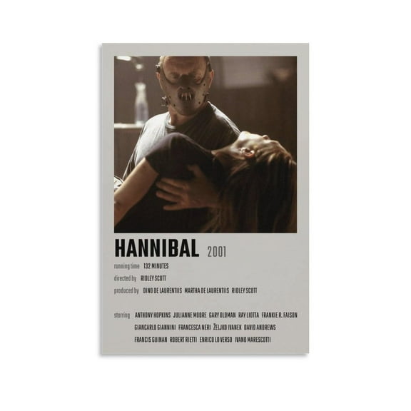 Hannibal Series TV Drama Canvas Poster Home Decor Poster Wall Art Hanging Picture Print Bedroom Decorative Painting Posters Room Aesthetic