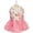 Pink, variant on HQREA Floral Print Dog Dress with D-Ring Breathable Cotton Puppy Sundress Pet Outfit Summer Clothes for Small Dogs Cats
