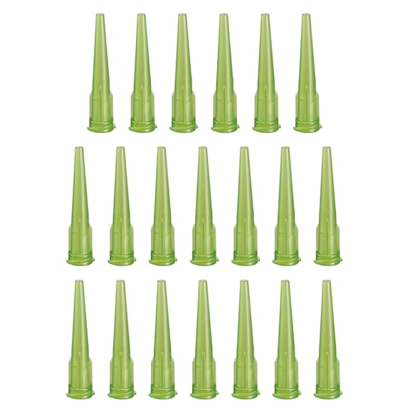 Aguja de llenado dispensadora cónica sin punta 14ga X 1.26" Oliva 20 Pcs