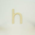 thumbnail image 1 of Package of 1, 8 Inch X 1/2" Baltic Birch "H" Wood Letters In The Century Gothic Font | Thick | Lower Case For Art & Craft Project, Made in USA, 1 of 1